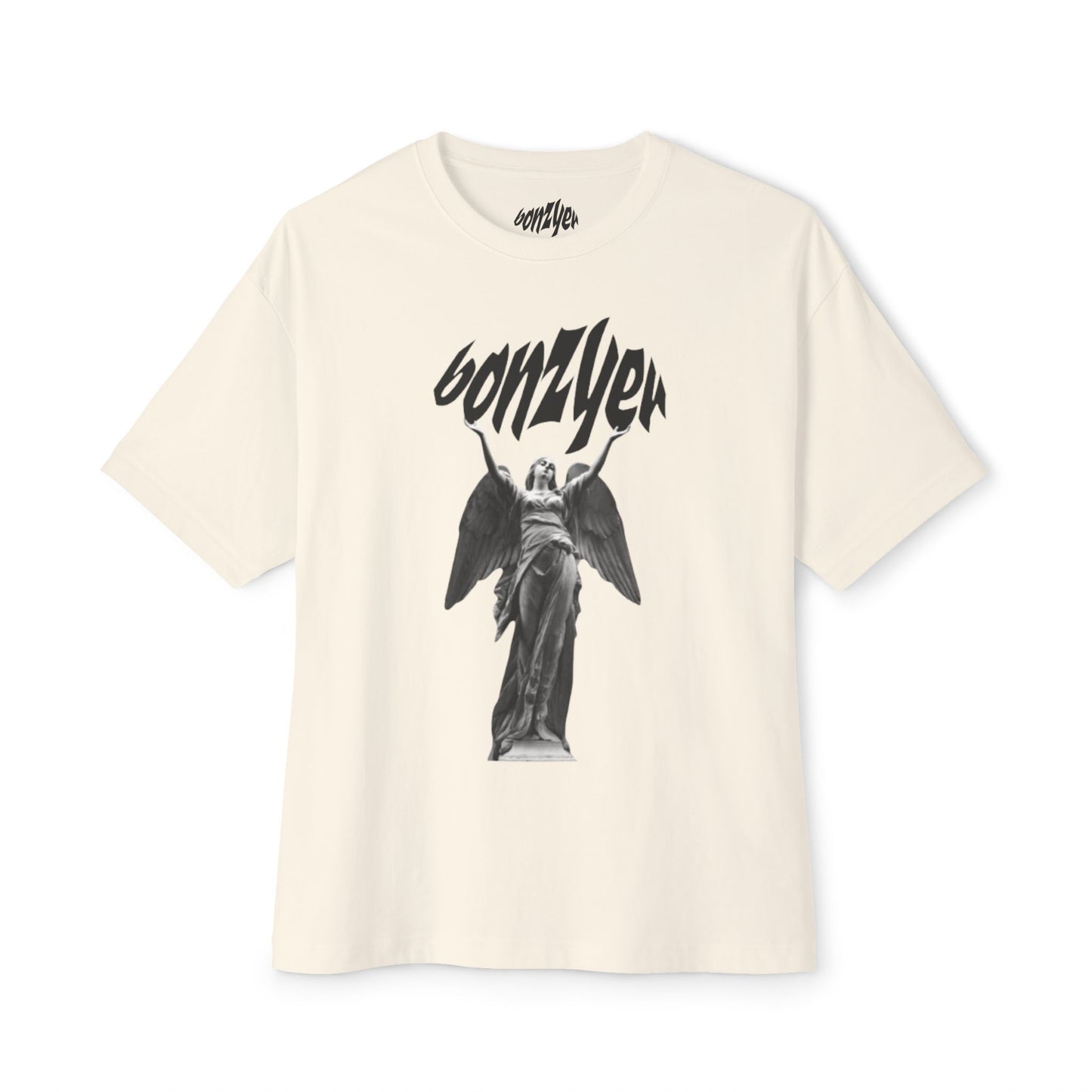 Oversized bonzyer angel logo t-shirt