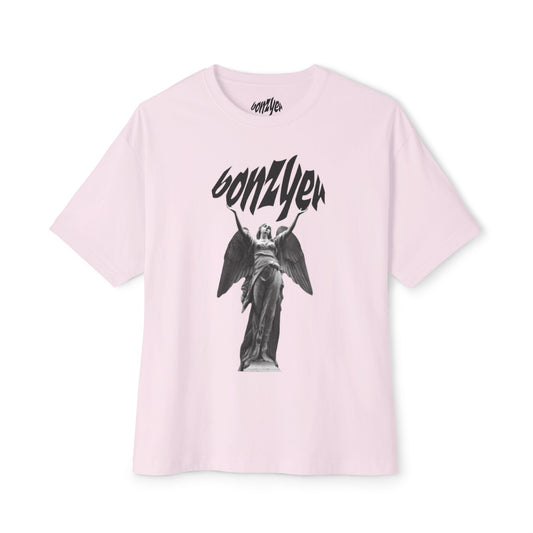 Oversized bonzyer angel logo t-shirt