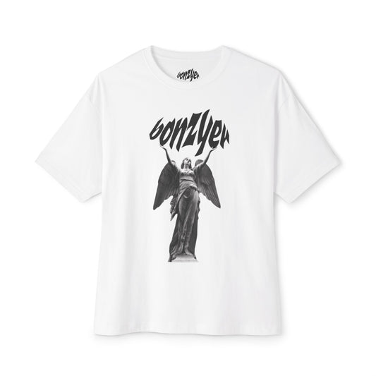 Oversized bonzyer angel logo t-shirt